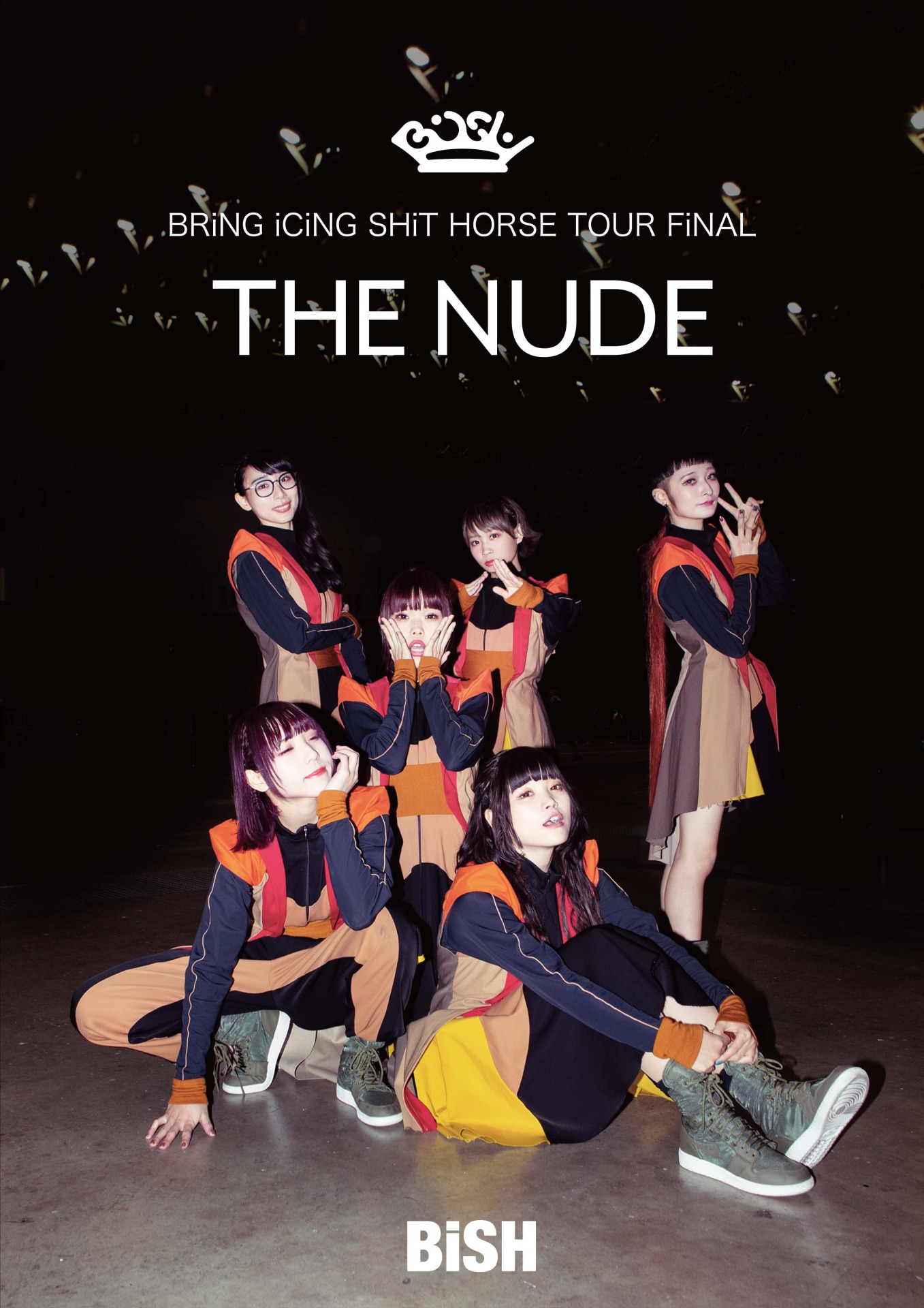 BiSH「BRiNG iCiNG SHiT HORSE TOUR FiNAL "THE NUDE"」DVD盤ジャケット