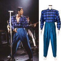 「俺 矢沢永吉」に展示予定の衣装。