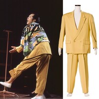 「俺 矢沢永吉」に展示予定の衣装。