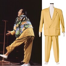 「俺 矢沢永吉」に展示予定の衣装。