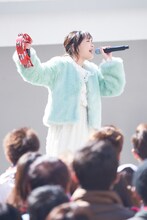 大原櫻子「CAM ON！～5th Anniversary Best～」発売記念イベントの様子。（Photo by Shinichi Kawashima）