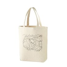 三月のパンタシア「ガールズブルー・ハッピーサッド」発売記念パネル展限定トートバッグのデザイン。