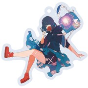 三月のパンタシア「ガールズブルー・ハッピーサッド」発売記念パネル展限定アクリルキーホルダーのデザイン。