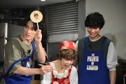「レミチャンス」を使う町田啓太（左）。