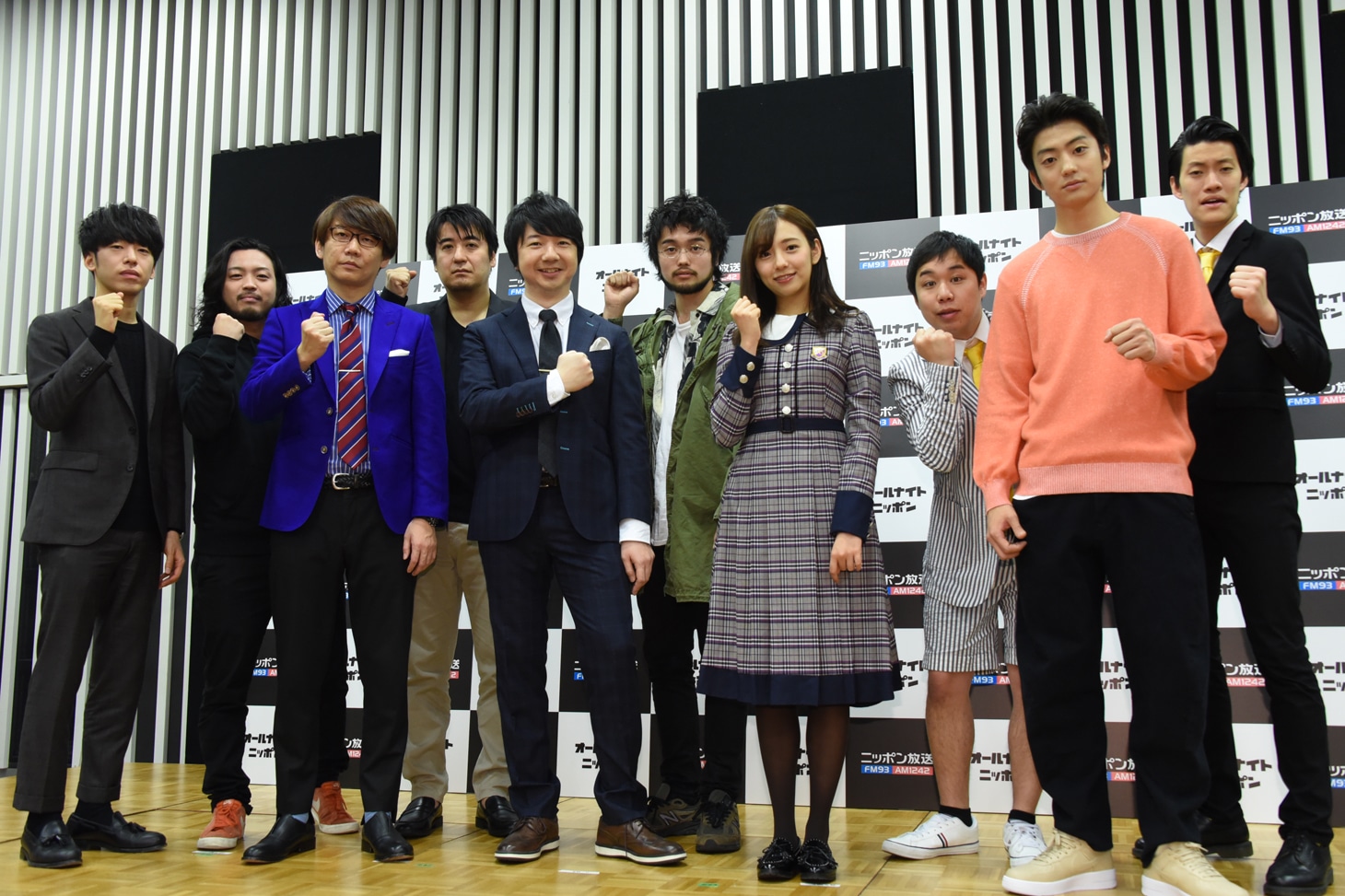 「オールナイトニッポン」「オールナイトニッポン0（ZERO）」のパーソナリティ発表記者会見の模様。