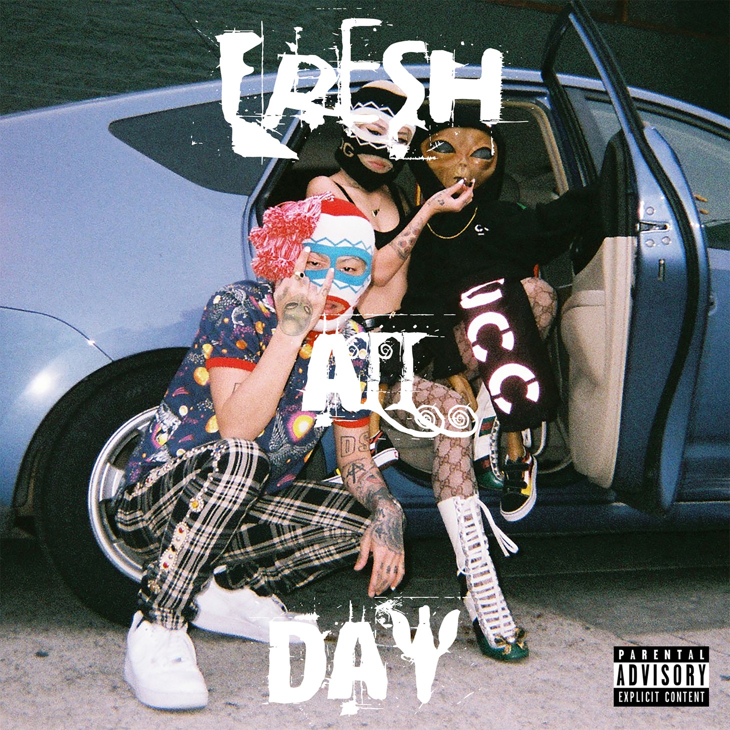 Yurufuwa Gang & Ryan Hemsworth「Fresh All Day」配信ジャケット