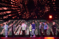 「SUPER JUNIOR WORLD TOUR “SUPER SHOW 7”」の様子。