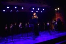 「"THE GLASS SOUNDS" feat.土岐麻子 プレミアムライブ」の様子。