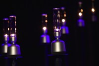 ソニーのグラスサウンドスピーカー「LSPX-S2」。