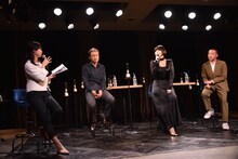 ソニービデオ&サウンドプロダクツ株式会社の鈴木伸和氏、株式会社ソニー・インタラクティブエンタテインメントの森澤有人氏とトークする土岐麻子。