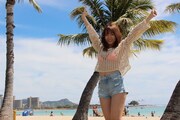 写真集の撮影でハワイを訪れる大場美奈(SKE48)。