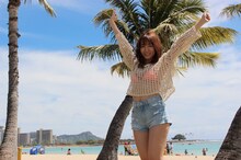 写真集の撮影でハワイを訪れる大場美奈（SKE48）。