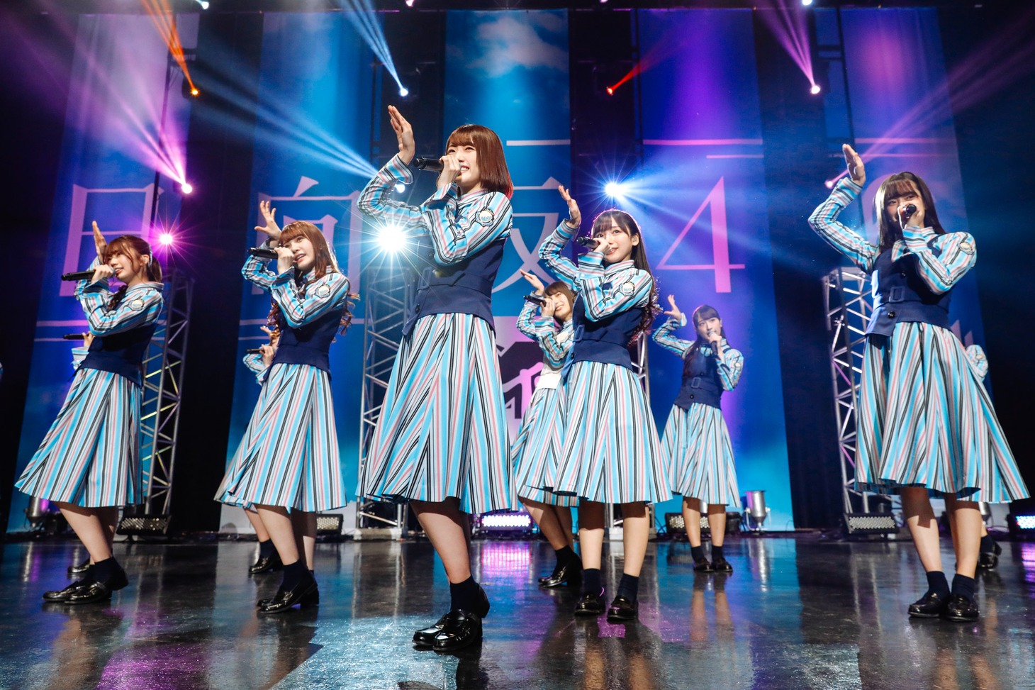 「MTV LIVE PREMIUM：日向坂46 -1st Story-」の様子。