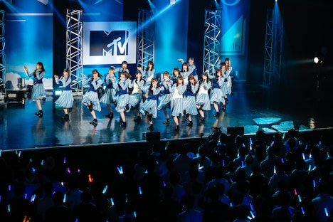 「MTV LIVE PREMIUM：日向坂46 -1st Story-」の様子。