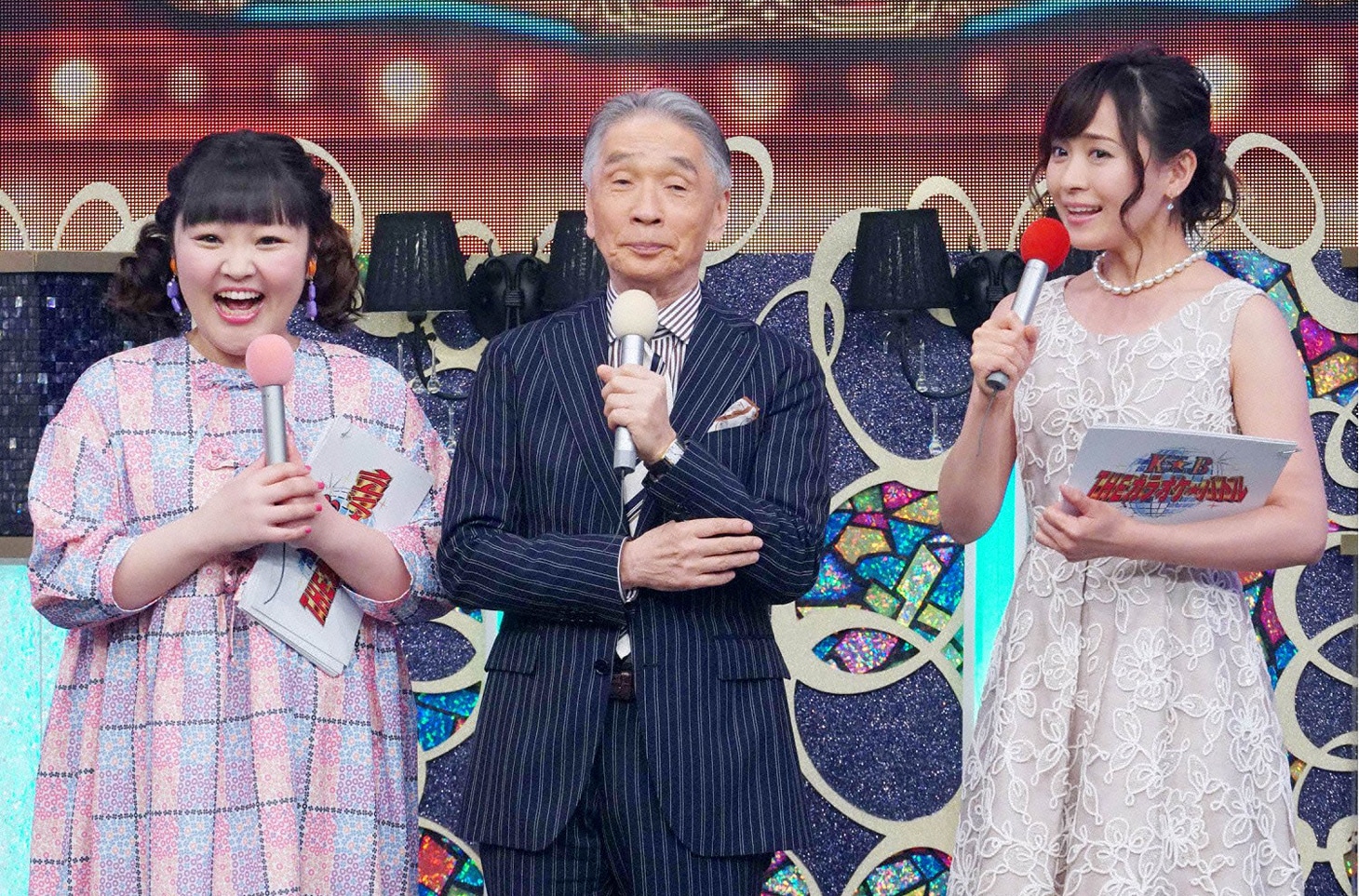 「THE カラオケ★バトルSP『またそれやっちゃう？ご本人は何点出せるのかSP』」場面カット (c)テレビ東京