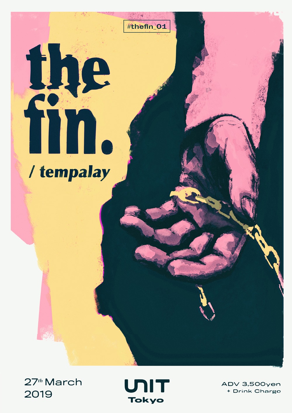 「#thefin_01」フライヤー