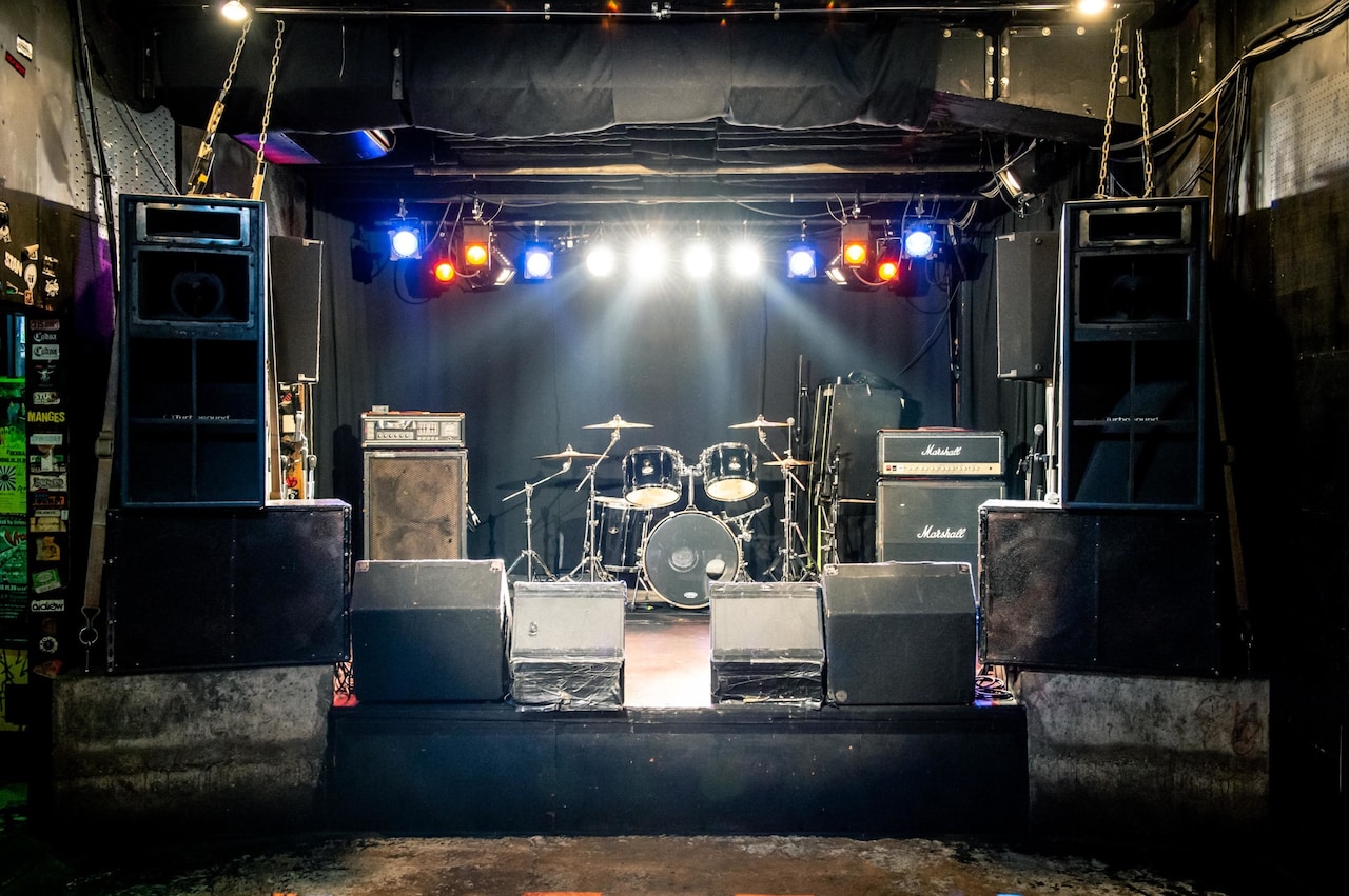 HUCK FINNのステージ。