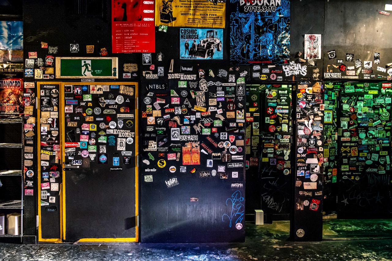 HUCK FINNの店内。