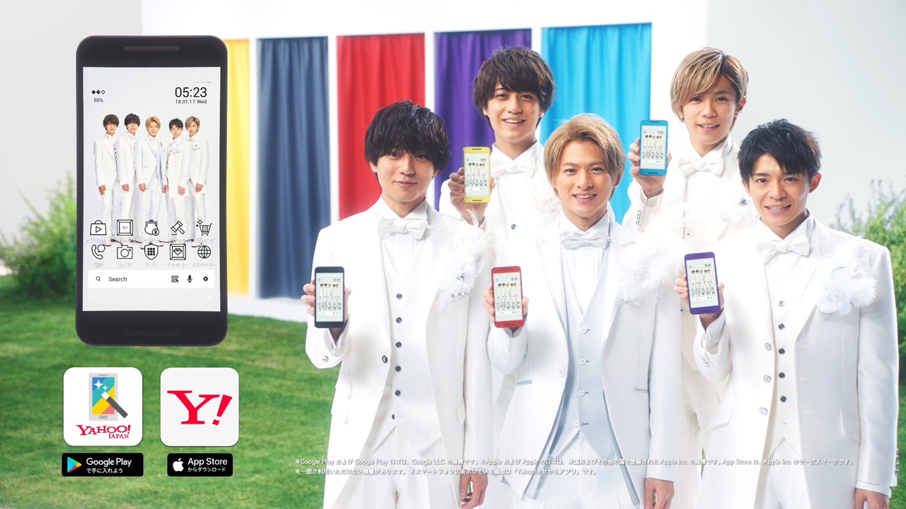 「Yahoo!きせかえ」新CM「DRESS UP!編」のワンシーン。