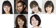 ブロードウェイミュージカル「ピーターパン」主要キャスト。上段左より吉柳咲良、 EXILE NESMITH、 河西智美、 宮澤佐江。下段左より入絵加奈子、 久保田磨希。(写真提供:ホリプロ)