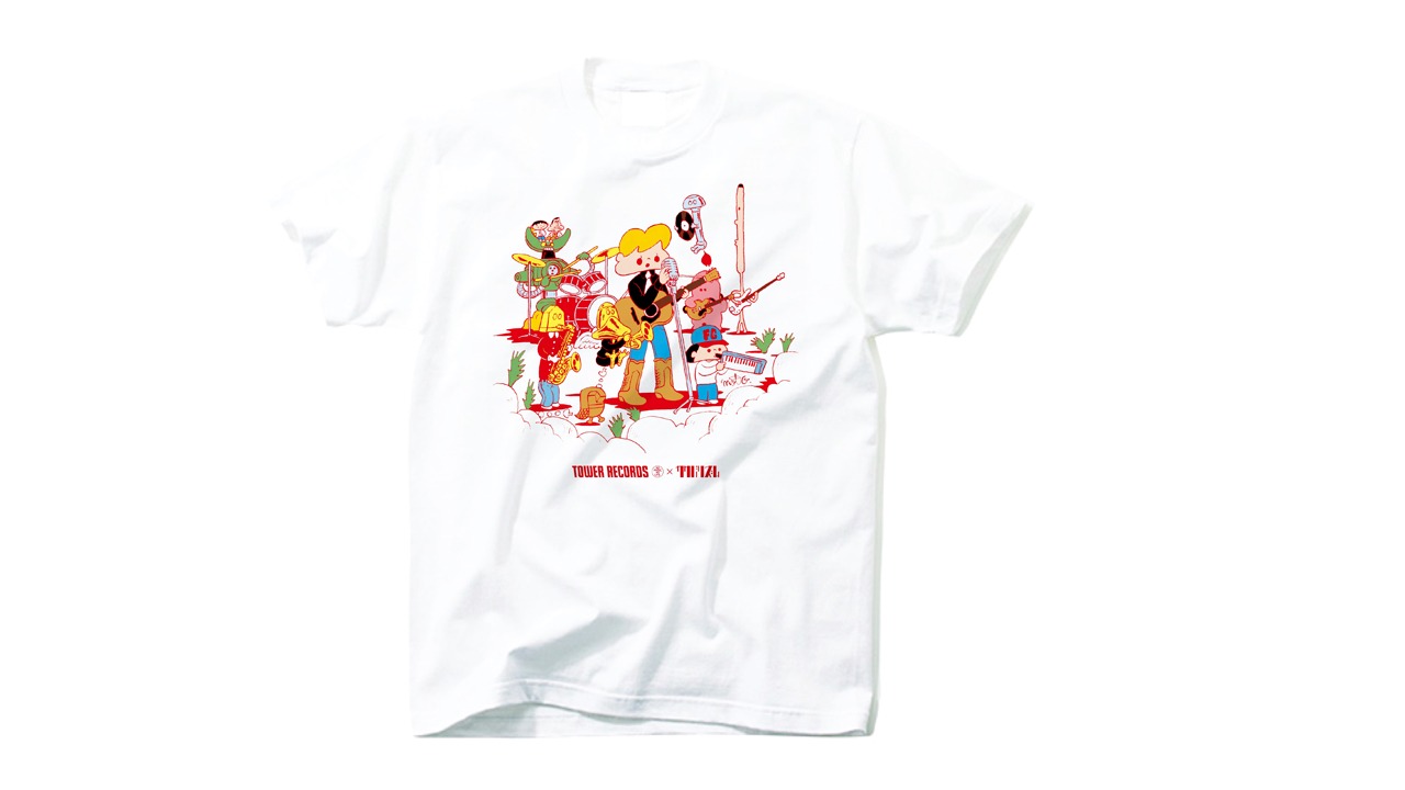 TOWER VINYL SHINJUKU×カクバリズムのコラボシャツのデザイン。