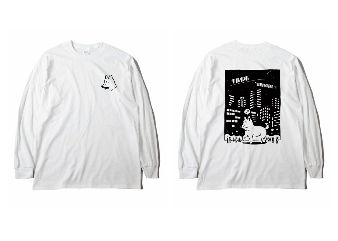 TOWER VINYL SHINJUKU×カクバリズムのコラボシャツのデザイン。