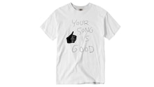 YOUR SONG IS GOODの復刻Tシャツのデザイン。