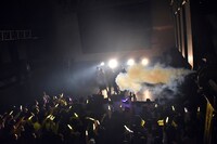 はちみつロケット「忠犬ハチ公」リリース記念イベントの様子。