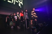 はちみつロケット「忠犬ハチ公」リリース記念イベントの様子。