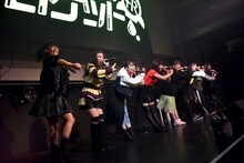 はちみつロケット「忠犬ハチ公」リリース記念イベントの様子。