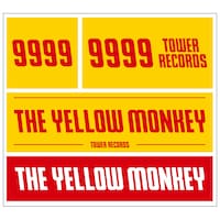 THE YELLOW MONKEY×TOWER RECORDSコラボグッズのステッカー。