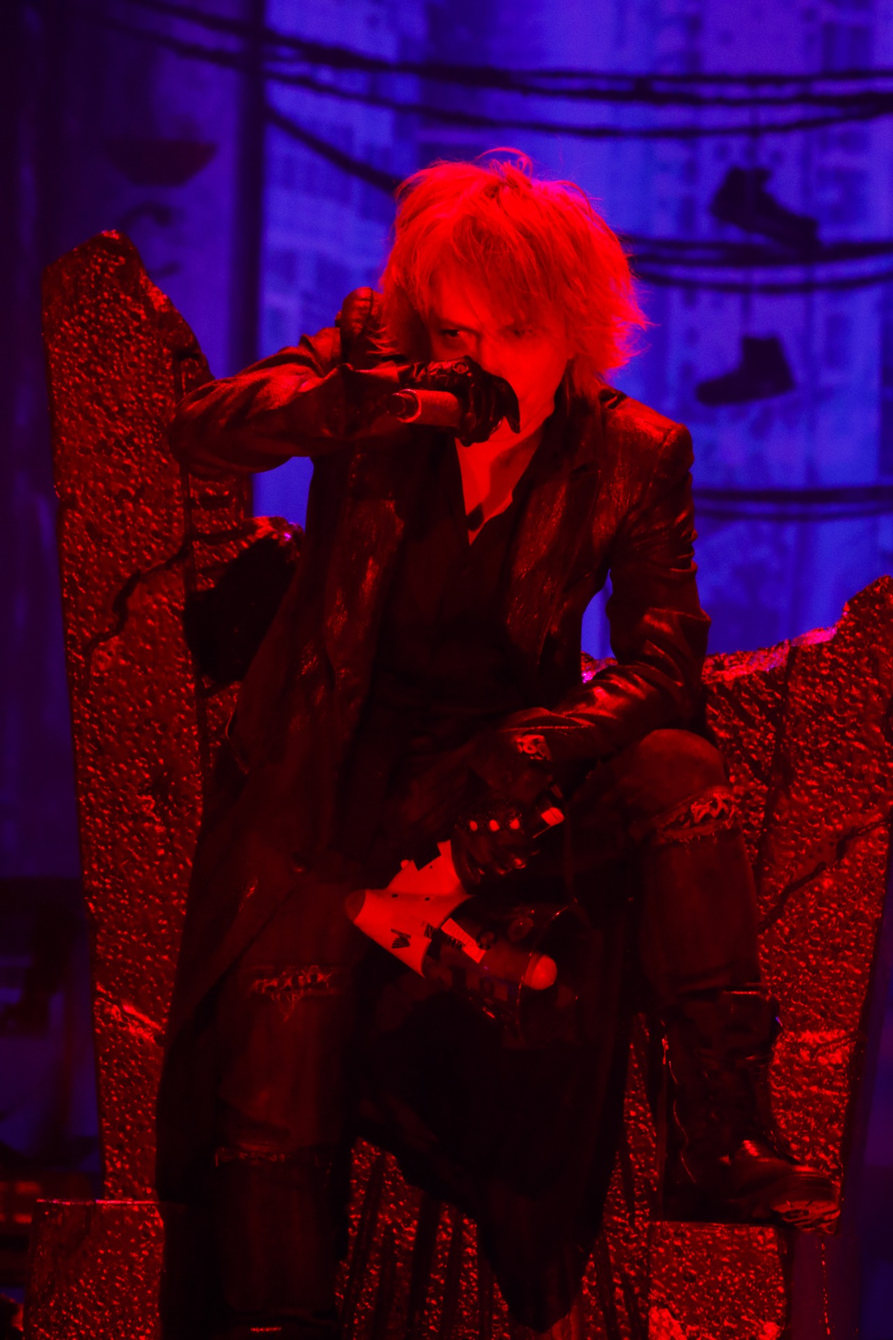 Zepp Tokyoでの通算100回目公演を迎えたHYDE（撮影：田中和子）