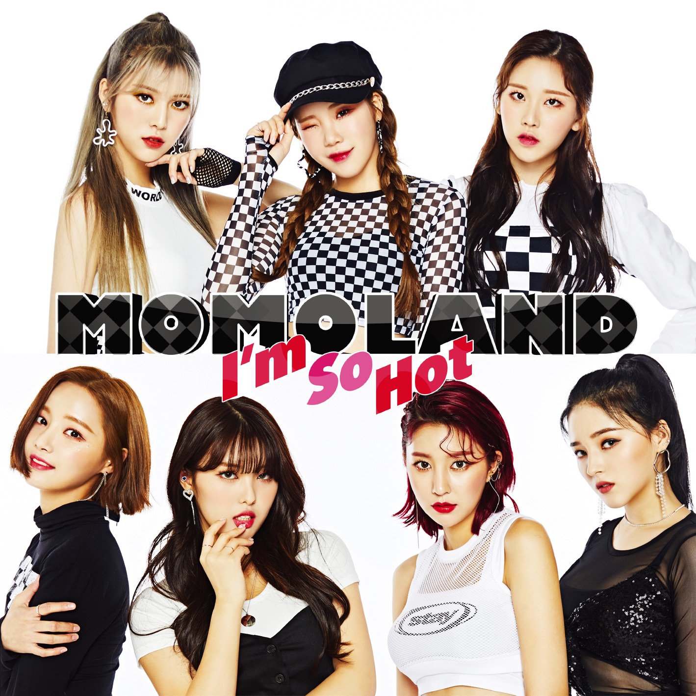 MOMOLAND「I'm So Hot」通常盤ジャケット