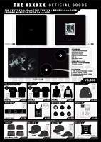 「THE XXXXXX 1st ワンマンライブ "MUSIC EXISTENCE”」会場販売グッズ一覧。