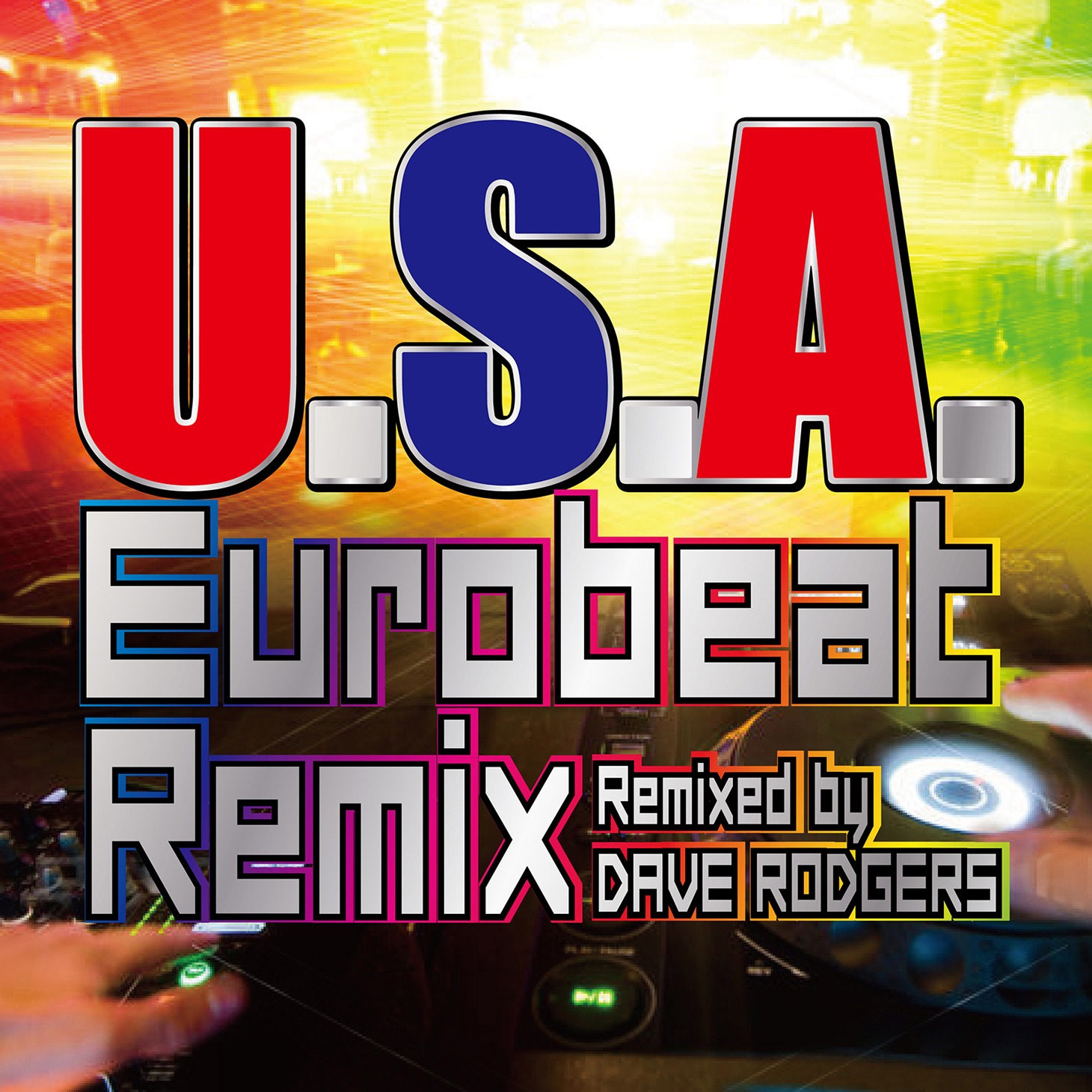 DA PUMP「U.S.A. Eurobeat Remix（Remixed by DAVE RODGERS）」配信ジャケット