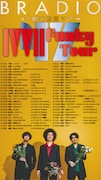 BRADIO「47都道府県ツアー"IVVII Funky Tour"」告知画像