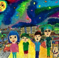 突然少年「サンキュー・マイ・フレンド・アンド・マイ・ファミリー」ジャケット