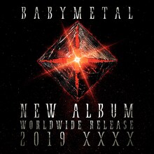 BABYMETALニューアルバム（タイトル未定）の告知ビジュアル。