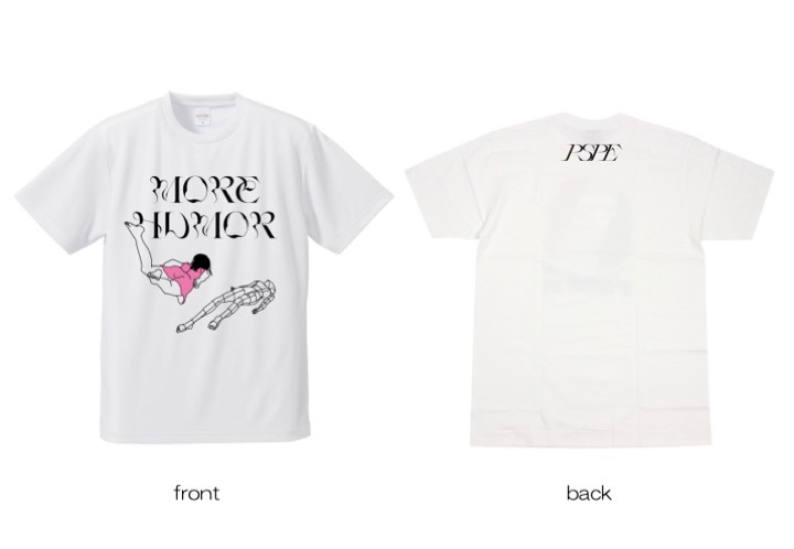 パスピエ「more humor」P.S.P.E盤付属Tシャツのデザイン。