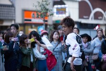 東京力車ストリートライブの様子。（撮影：三條康貴）