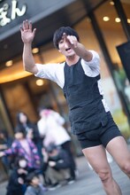 東京力車ストリートライブの様子。（撮影：三條康貴）