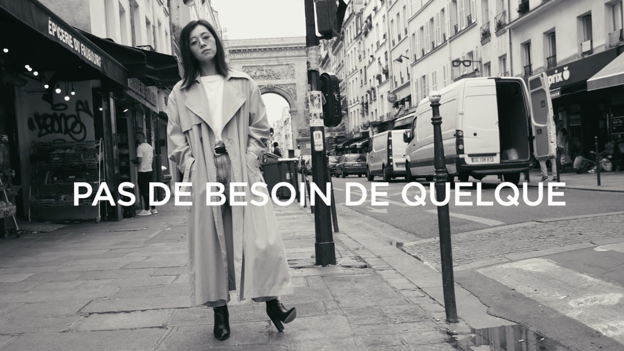 milet「Rewrite」ミュージックビデオのワンシーン。