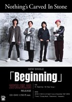 Nothing's Carved In Stone「Beginning」フライヤー