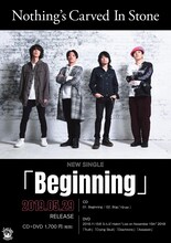 Nothing's Carved In Stone「Beginning」フライヤー