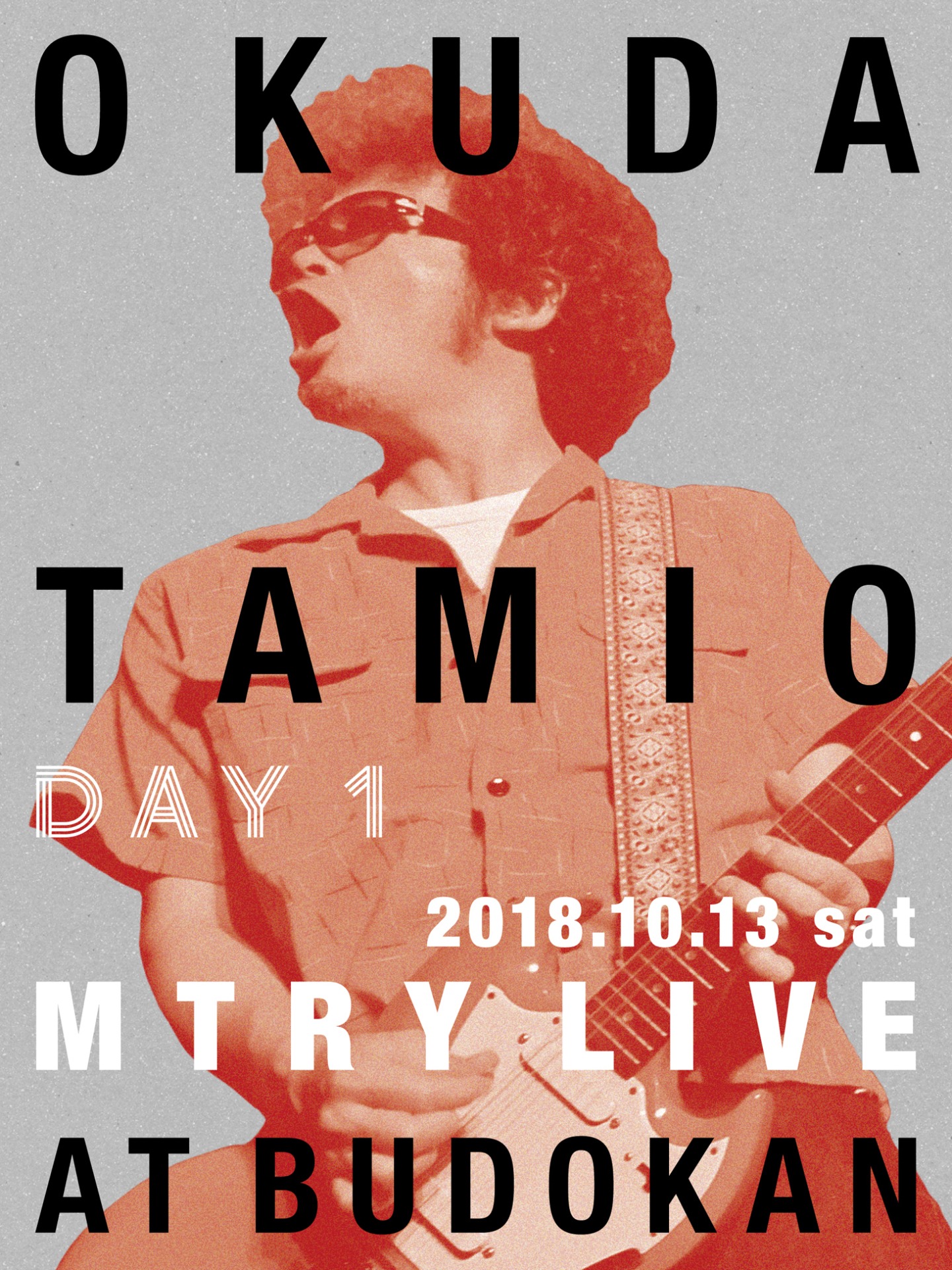 奥田民生「MTRY LIVE AT BUDOKAN」映像配信ジャケット