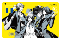 ヒプノシスマイク・Fling PosseデザインのTカード。（c）King Record Co., Ltd.