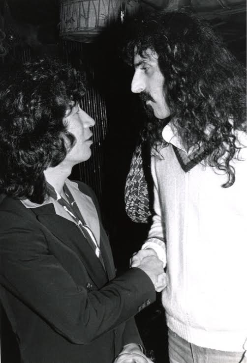 内田裕也とフランク・ザッパ（提供：内田裕也オフィス）