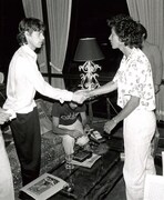 ミック・ジャガーと内田裕也（提供：内田裕也オフィス）