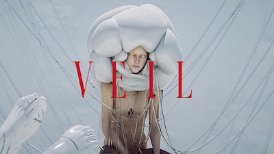 「Veil」のミュージックビデオのワンシーン。