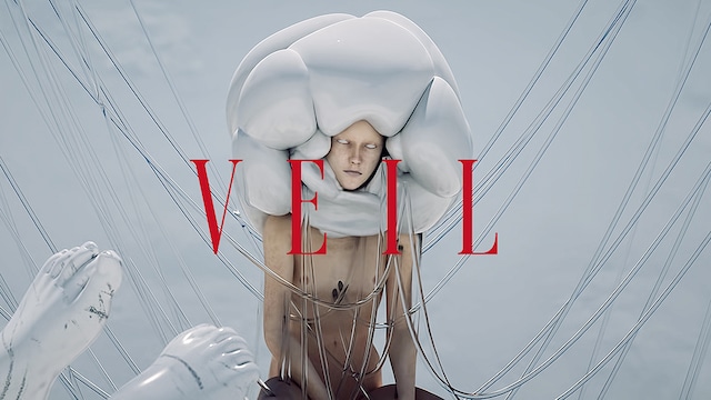 「Veil」のミュージックビデオのワンシーン。